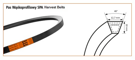 Pas klinowy wąskoprofilowy SPA-3282 HARVEST BELT 89818830 STOMIL SANOK | CIS Sklep