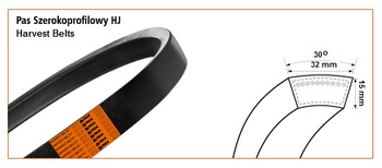 Pas klinowy HJ-2280 HARVEST BELTS 41981200 STOMIL SANOK | CIS Sklep