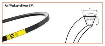 Pas klinowy wąskoprofilowy SPA-2485 STOMIL SANOK | CIS Sklep