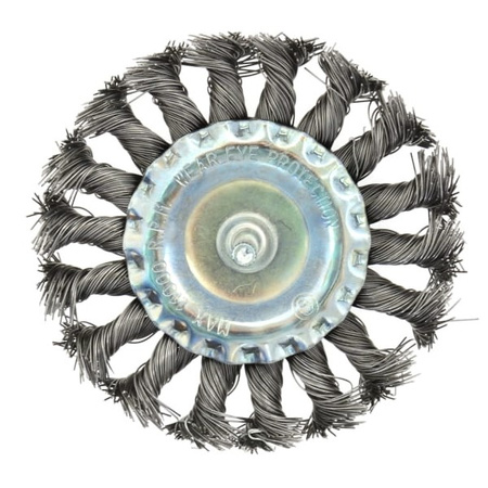 Szczotka druciana tarczowa pleciona 100mm G00629 GEKO | CIS Sklep