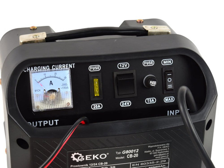 Prostownik 12/24V CB-20 G80012 GEKO | CIS Sklep