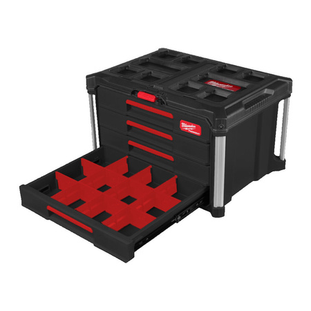 Skrzynia z 4 szufladami PACKOUT 4932493189 Milwaukee | CIS Sklep