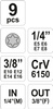 Klucze nasadowe TORX E5-E16 9szt YT-0520 YATO | CIS Sklep