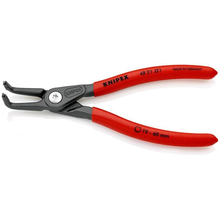 Szczypce do pierścieni osadczych 165mm 48-21-J21 KNIPEX | CIS Sklep