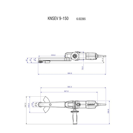 Szlifierka do spoin pachwinowych KNSE 9-150 Set Metabo | CIS Sklep