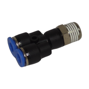 Trójnik wtykowy "Y" 10mm 1/4" GWINT ZEWNĘTRZNY RQSY1410 RECTUS | CIS Sklep