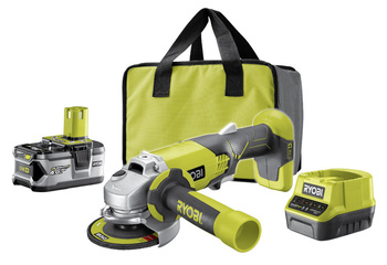 Szlifierka kątowa 115mm 18V + 4.0Ah + Ład. R18AG-140S RYOBI | CIS Sklep