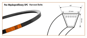 Pas klinowy SPC-6700 HARVEST BELTS 6201260 STOMIL SANOK | CIS Sklep