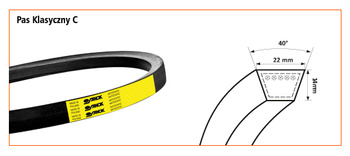 Pas klinowy klasyczny C-4750 STOMIL SANOK | CIS Sklep