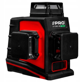 Laser płaszczyznowy LK-360.3DG zielona wiązka + Statyw PRO | CIS Sklep