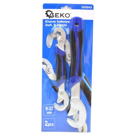 Klucze hakowe 2szt. 9-32mm G00845 GEKO | CIS Sklep