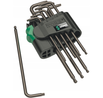 Zestaw kluczy trzpieniowych TORX BlackLaser 05073598001 Wera | CIS Sklep