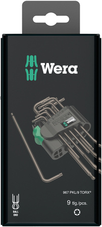 Zestaw kluczy trzpieniowych TORX BlackLaser 05073598001 Wera | CIS Sklep