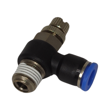Zawór kątowy dławiąco zwrotny na wylocie 6mm 1/8" GZ GRLARQS186 RECTUS | CIS Sklep