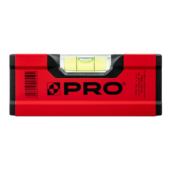 Poziomica czerwona mini PRO600 12cm 3-01-01-A1-012 PRO | CIS Sklep