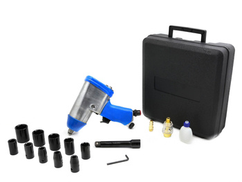 Klucz pneumatyczny udarowy z nasadkami 1/2" G03180 GEKO | CIS Sklep