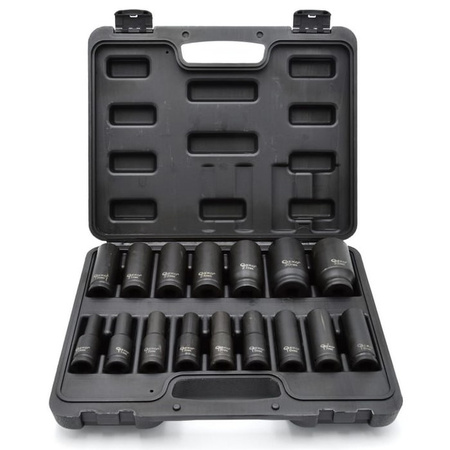 Zestaw nasadek udarowych 1/2" 10-32mm 16szt. G10513 GEKO | CIS Sklep