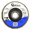 Tarcza szlifierska listkowa 125mm P36 G00306 GEKO | CIS Sklep