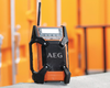 Radio cyfrowe budowlane Bluetooth 18V DAB+ BR1218C-0 AEG | CIS Sklep