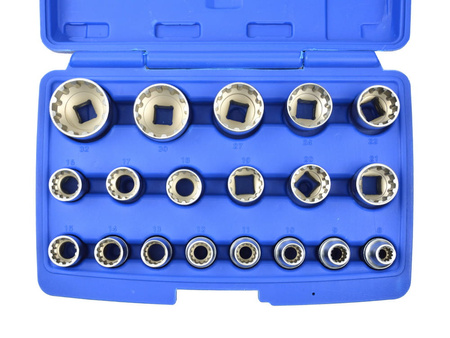 Zestaw nasadek 12-kątnych 19szt. 8-32mm G13546 GEKO | CIS Sklep