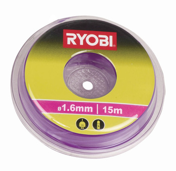 Żyłka do kosiarki purpurowa 1,6mm 15m RAC101 RYOBI | CIS Sklep