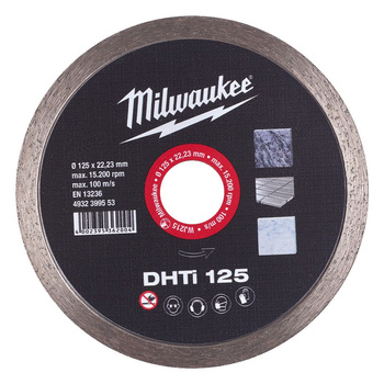 Tarcza diamentowe fi 125mm DHTI125 4932399553 Milwaukee | CIS Sklep
