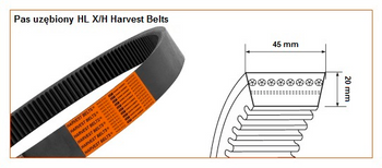 Pas klinowy HL-3186 HARVEST BELTS 80356024 STOMIL SANOK | CIS Sklep