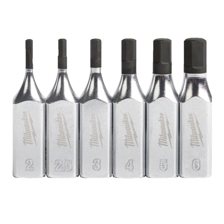 Zestaw nasadek trzpieniowych 1/4" 2-6mm 6szt 4932480566 Milwaukee | CIS Sklep