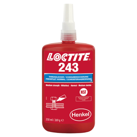 LOCTITE 243 klej do zabezpieczenia gwintów 250ml 1342482 | CIS Sklep | CIS Sklep