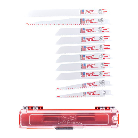 Zestaw brzeszczotów w etui mix 10szt 49222211 Milwaukee | CIS Sklep