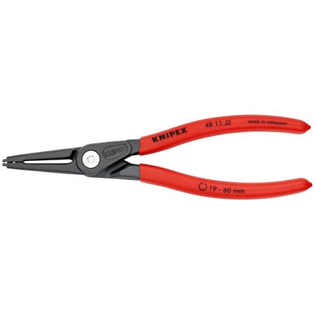 Szczypce do pierścieni osadczych 180mm 48-11-J2 KNIPEX | CIS Sklep