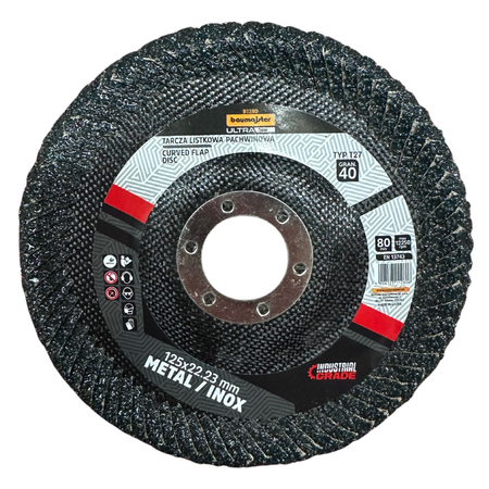 Tarcza listkowa pachwinowa T27 125x22,23mm G40 B1280 Baumajster | CIS Sklep
