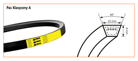 Pas klinowy klasyczny A-2600 STOMIL SANOK | CIS Sklep