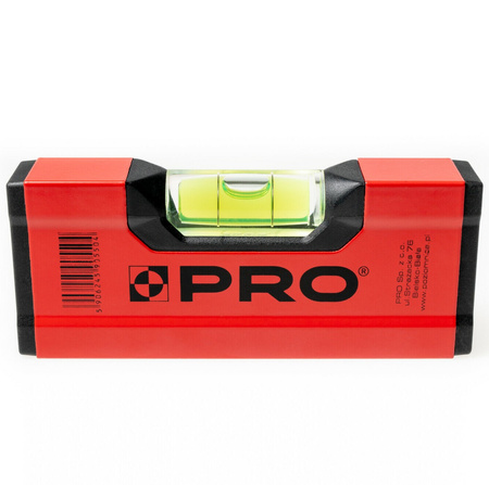 Poziomica czerwona mini PRO600 12cm 3-01-01-A1-012 PRO | CIS Sklep