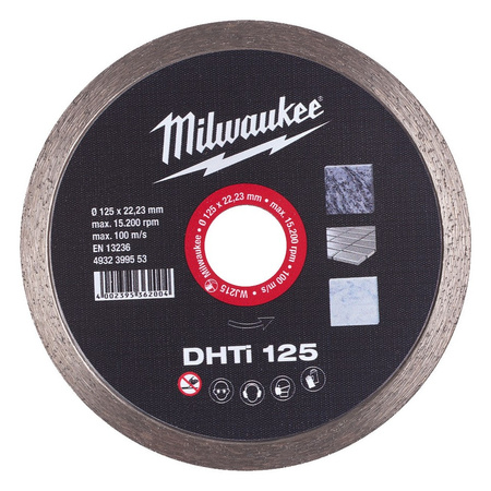 Tarcza diamentowe fi 125mm DHTI125 4932399553 Milwaukee | CIS Sklep