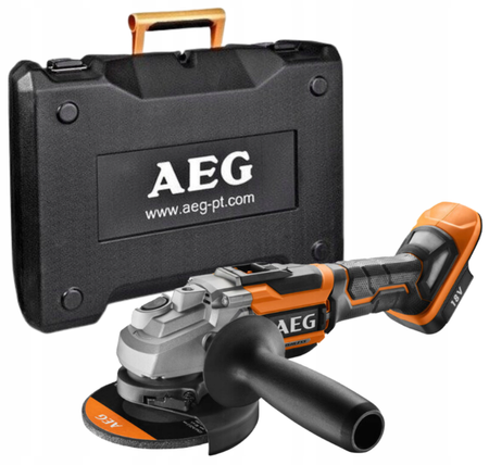 Szlifierka kątowa 125mm 18V + walizka BEWS18-125BL AEG | CIS Sklep