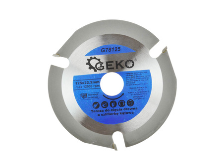 Tarcza do cięcia drewna na szlifierkę 125X22,23mm G78125 | CIS Sklep