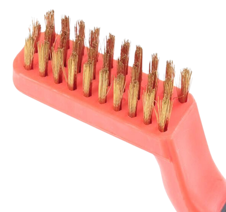 Szczotka druciana drut mosiężny 3 rzędy YT-6343 YATO | CIS Sklep