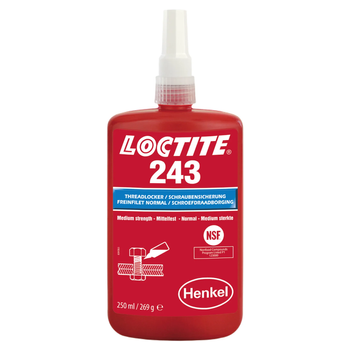 LOCTITE 243 klej do zabezpieczenia gwintów 250ml 1342482 | CIS Sklep | CIS Sklep