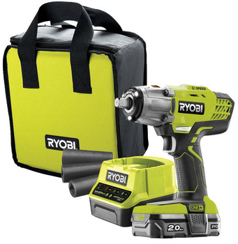 Klucz udarowy 400Nm + 2.0Ah + Ład. zestaw R18IW3-120S RYOBI | CIS Sklep