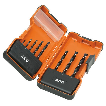 Zestaw wierteł do drewna 8szt. 3-10 mm 4932352247 AEG | CIS Sklep