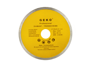 Tarcza diamentowa pełna 125mmx22,23mm G00241 GEKO | CIS Sklep