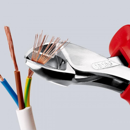 Szczypce boczne o zwiększ. przełożeniu 160mm 73-02-160 KNIPEX | CIS Sklep