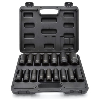 Zestaw nasadek udarowych 1/2" 10-32mm 16szt. G10513 GEKO | CIS Sklep